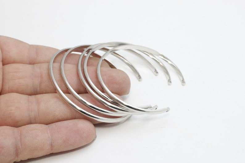 Rose Gold Bangle CHK67 Width 3mm Rhodium Cuff Bracelet Rhodium Bracelet Cuff Bangle Dangle Cuff Cuff Bangle