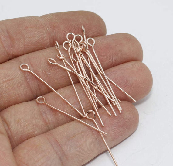 600 Ensemble De 3 Styles De épingles à Tête Et à œil En Acier Inoxydable Couleur Inoxydable 21 Jauge