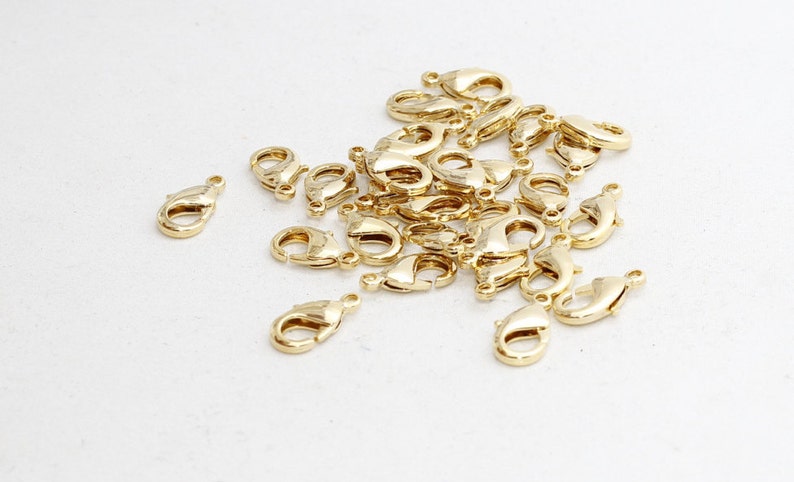 24k gold lobster clasp