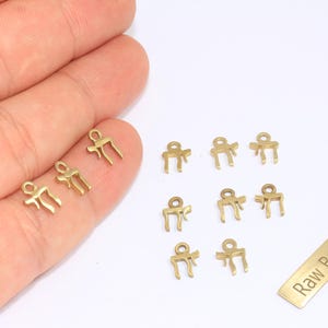 6mm Raw Brass Pi Letter, Beta Letter, Greek Letters, Phi Beta Jewelry, Pi Symbol, Greek Alphabet, Raw Brass Findings, CHK113-8
