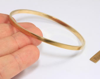3,5 mm ruwe koperen armband, gehamerde armband, koepelarmband, stapelarmbanden, ruwe koperen sieraden, TVF61