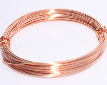 18 Gauge-Half Hard Copper Wire -  Bulk Wire, Jewelry-Making Wire - You Pick Gauge - 100% Guarantee - 17 Feet , WR5