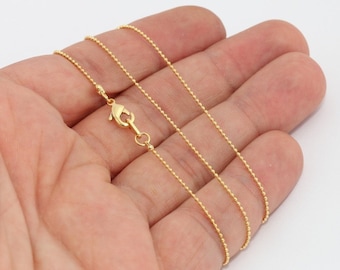 1 yard Gold Plated Satellite Chain 2mm Ball and Link Chain fch1165a 1 yard Gold Plated Satellite Chain 2mm Ball and Link Chain fch1165a