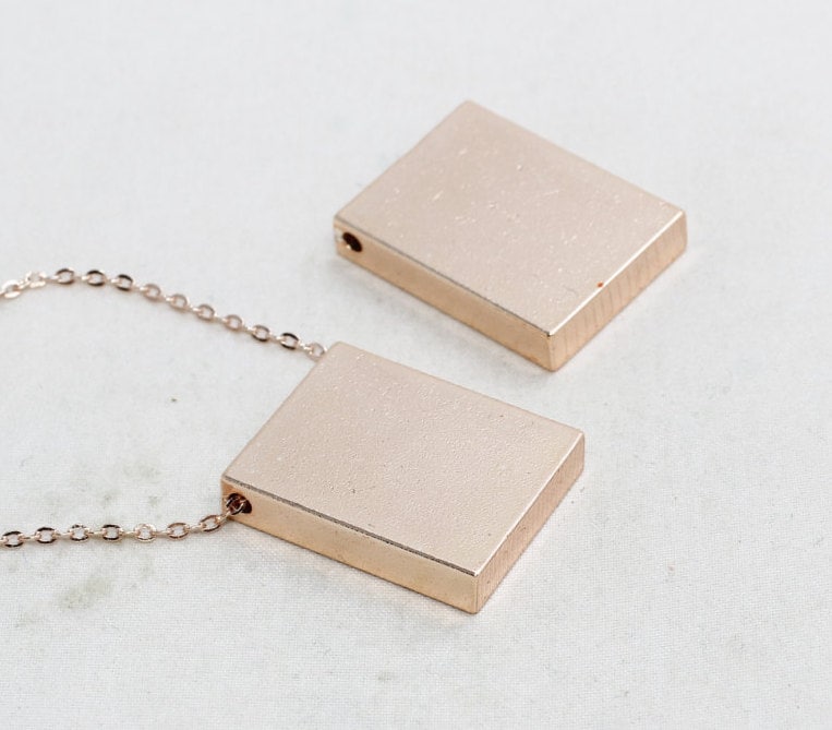 Black Blank Bar Charm Stamping Pendant Plate 5 pcs lot Stainless Steel DIY Necklace Bar Connector 1.5 x 6 x 35  mm Gold Rose Gold Silver