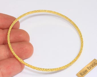 70mm Raw Brass Bracelet, Hammered Bracelet, Inner Size 60mm, Domed Bracelet, Stacking Bracelets, Raw Brass Bracelet Bangles, CLO18