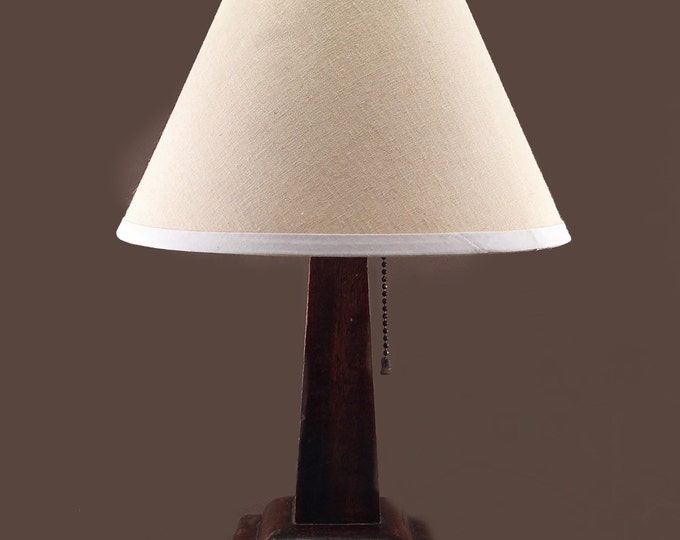 Wood Accent Lamp Etsy