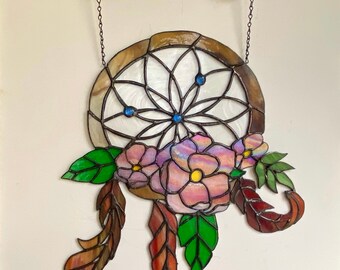 Glass Dreamcatcher Etsy Glass Dreamcatcher Etsy