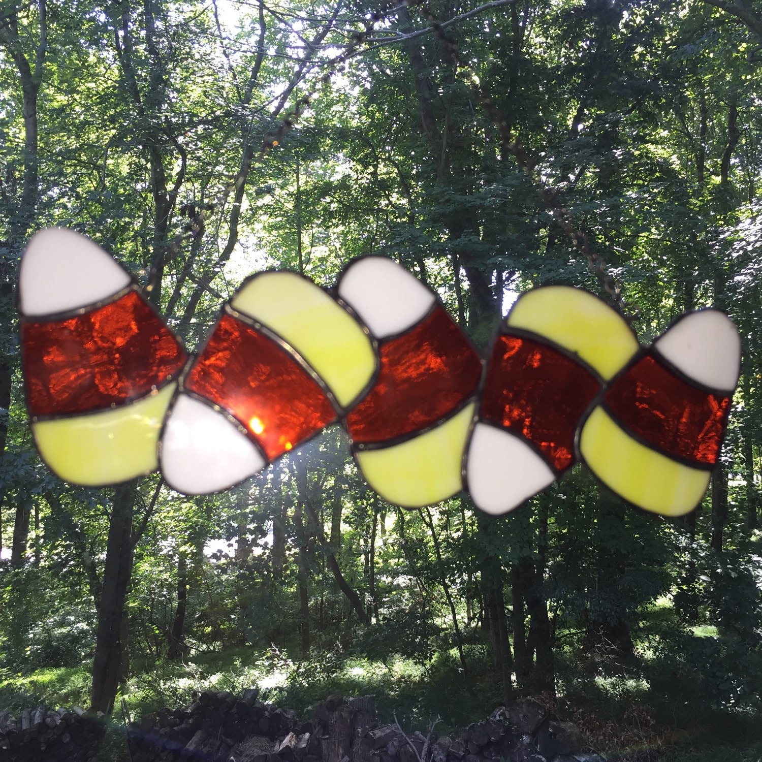 Stained Glass Candy Corn, Halloween Candy Corn, Candy Corn
