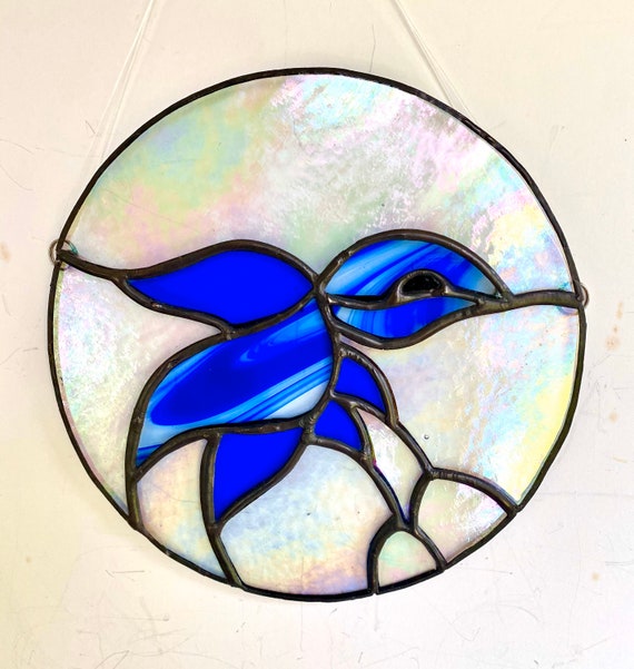 Stained Glass Sun Catcher...Blue Bird