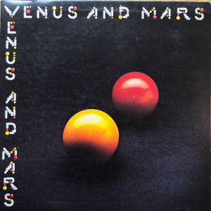 Wings Venus And Mars Original 1975 Vintage Pop Rock Vinyl Record Album Band LP