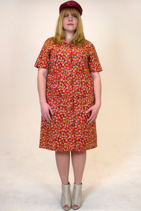 1970s shift dress