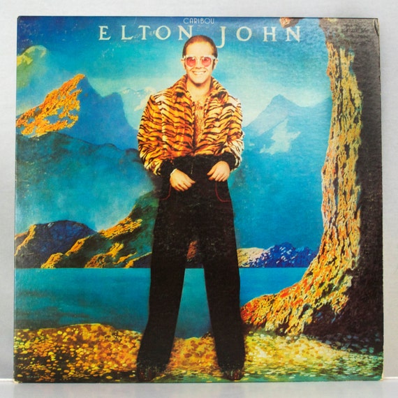Elton John Caribou Album Records 1974 Original - Etsy Sweden