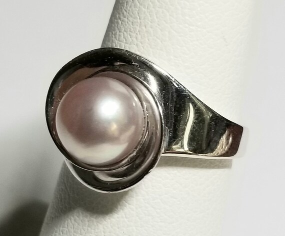 Honora Cultured Pearl Ring-Sterling Siver - image 3