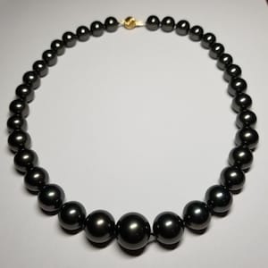 Amazing Masami Pearl Tahitian Look Choker Necklace - Etsy