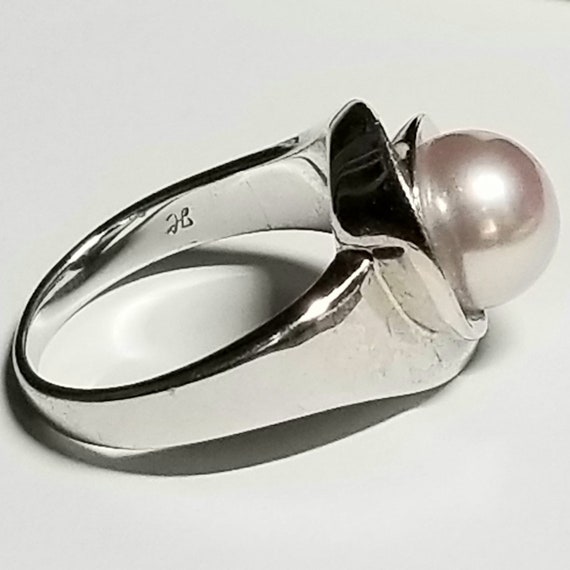 Honora Cultured Pearl Ring-Sterling Siver - image 4