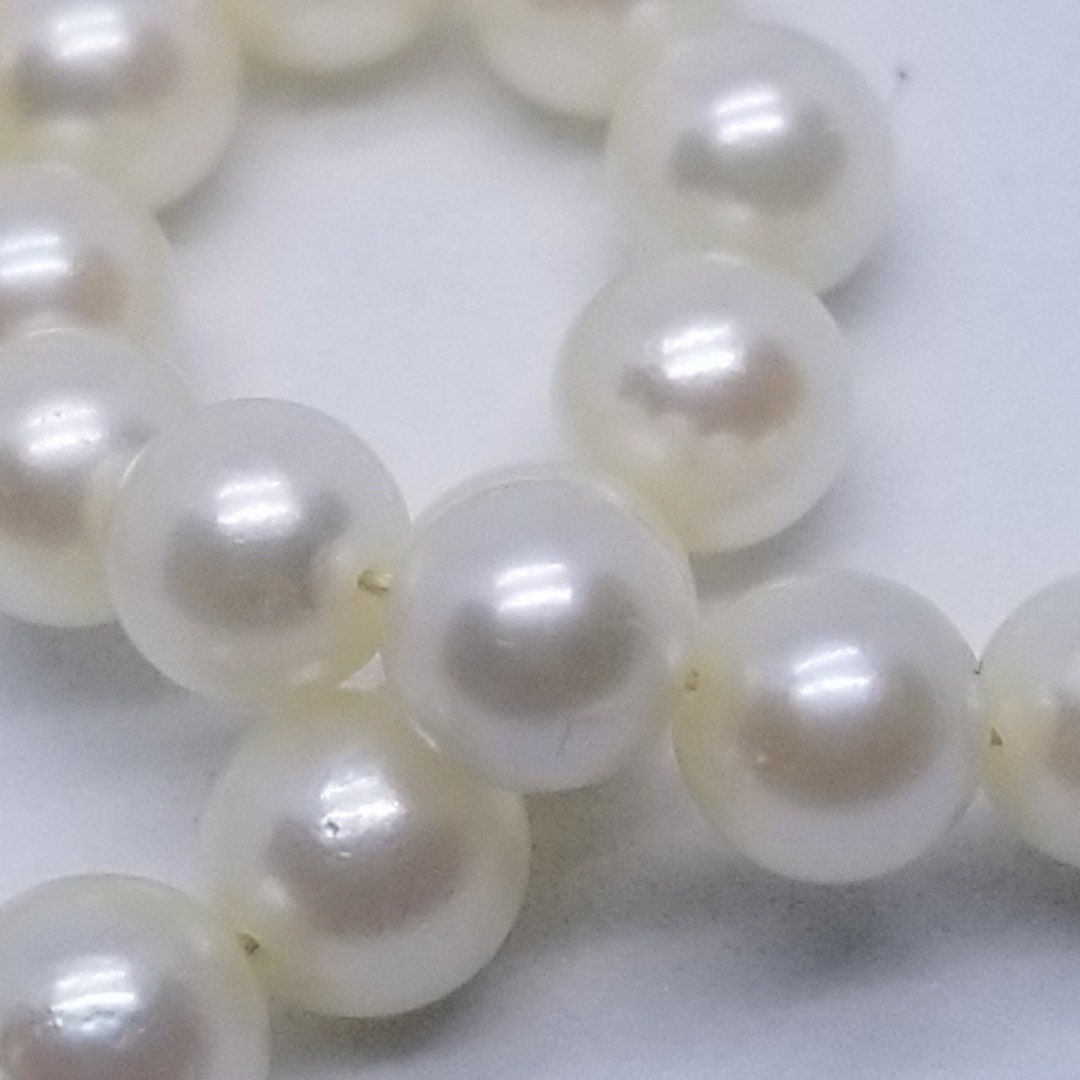 Vintage 17 Inch Estate Akoya Pearl Choker-graduated 8-4.5mm - Etsy