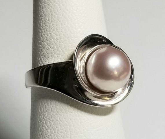 Honora Cultured Pearl Ring-Sterling Siver - image 1