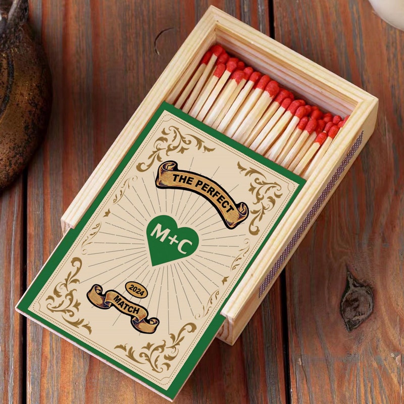 Handmade Match Set Custom Match Box - Etsy