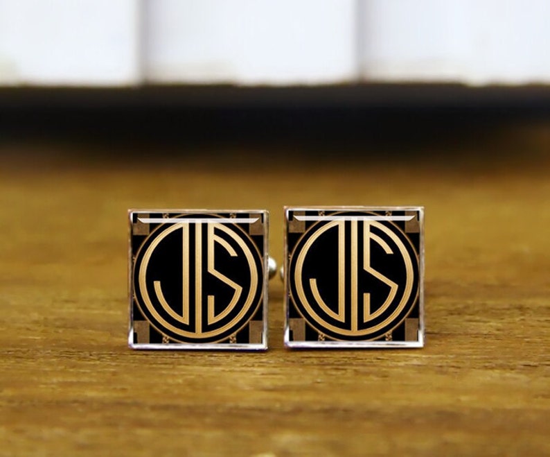 Monogram Cufflinks Personalized Wedding Gifts Initials Cufflinks Groomsmen Gift Round Or Square Cufflinks /& Tie Clips Groom 2 Letters