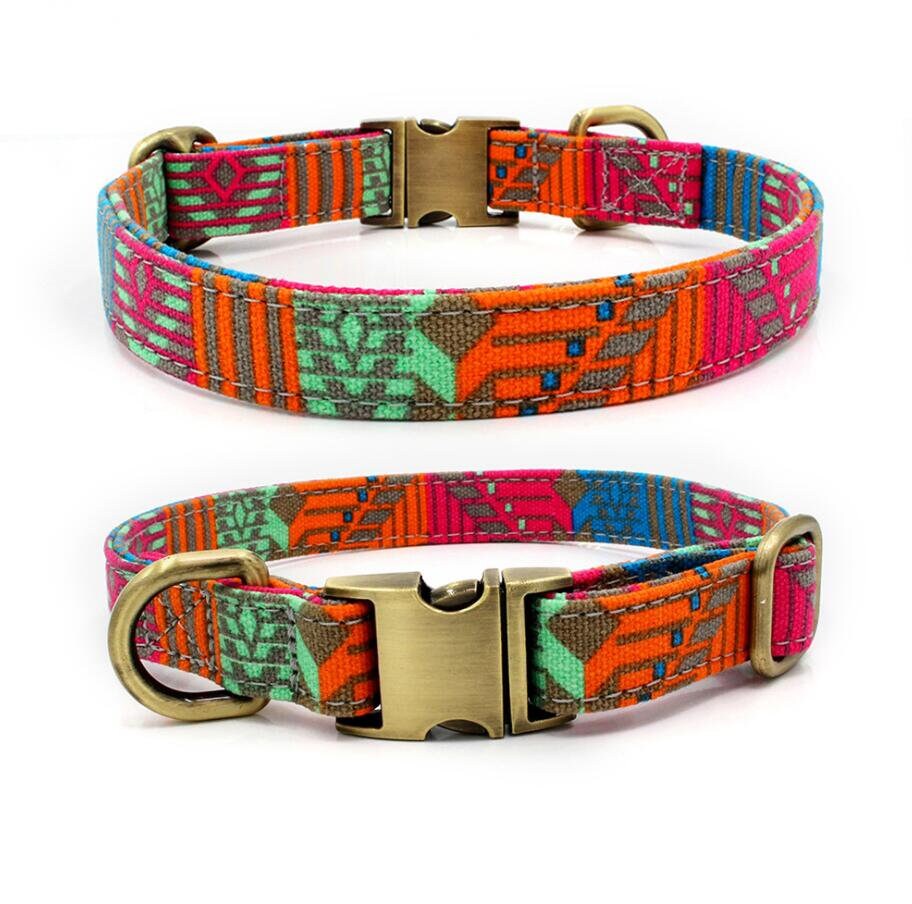 Customize Dog Collar Engraved Metal Buckle Dog Collar Etsy