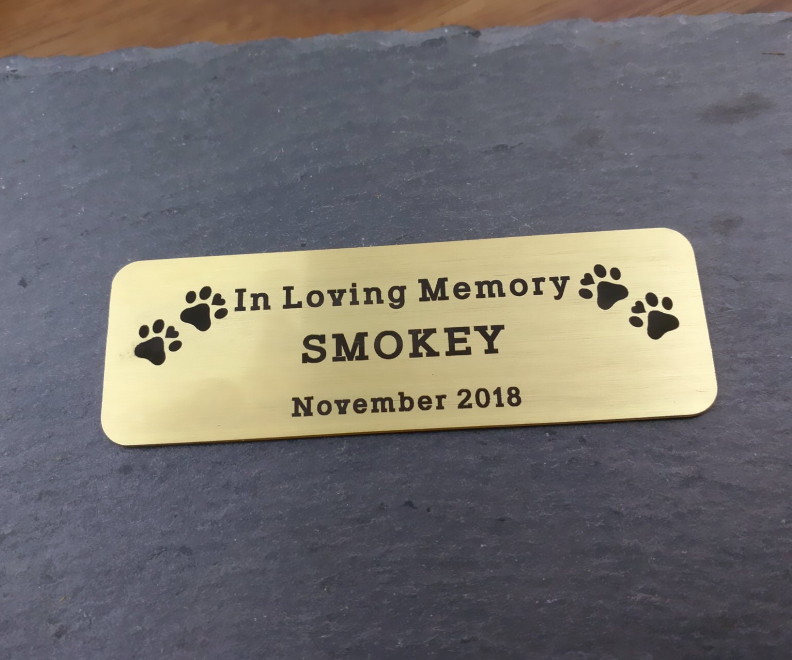Personalized Pet cat or dog Nameplate custom engraved name Etsy