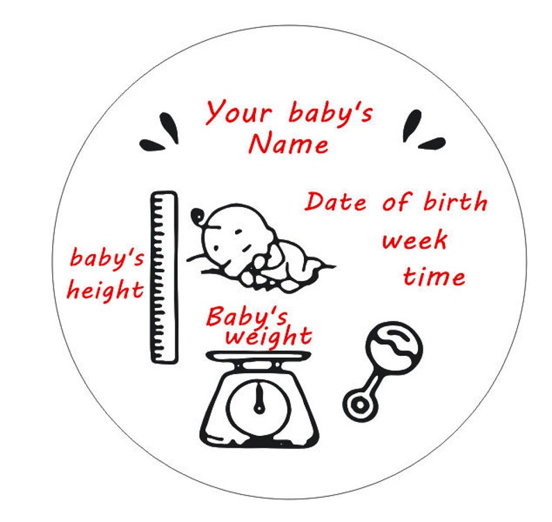 Gift for 1st Birthday Custom Newborn Baby keyring Infant gift Newborn Baby Key chain Personalized Newborn Baby Keychain Infant key ring