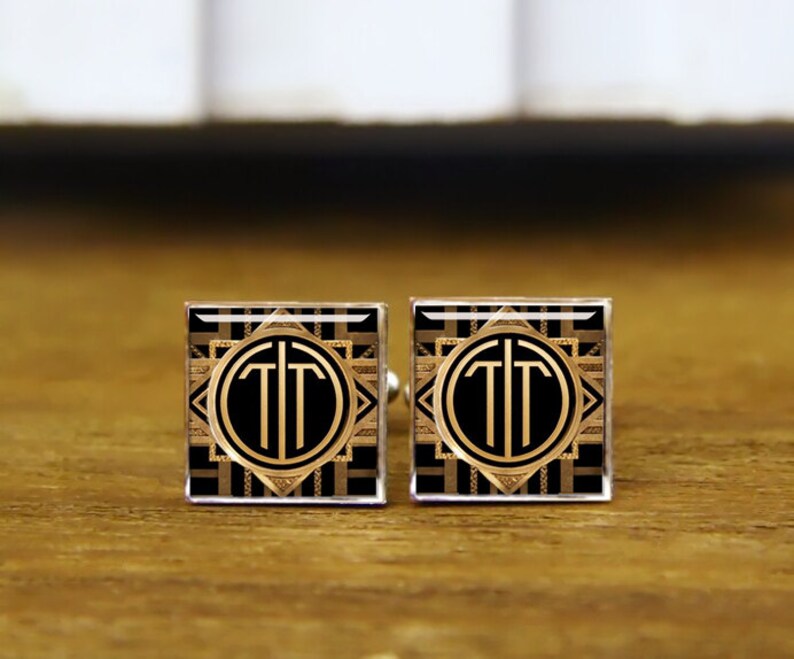 Monogram Cufflinks Personalized Wedding Gifts Initials Cufflinks Groomsmen Gift Round Or Square Cufflinks /& Tie Clips Groom 2 Letters
