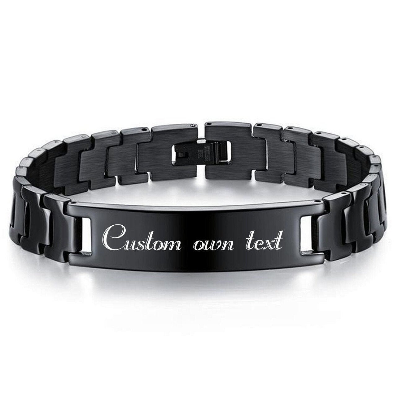 Molywoo Personalized Men Leather Bracelet Custom Men India | Ubuy