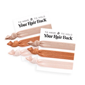 Cartão retrô para convite de madrinha com prendedor de cabelo | Casamento em tons de terracota, cartões com prendedor de cabelo laranja queimado para festa de casamento, para ter e para prender o cabelo