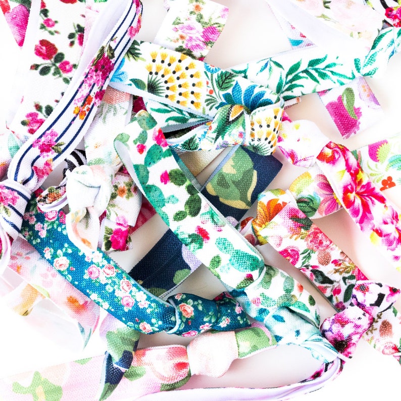 BULK HAIR TIES Assorted Elastic Hair Ties Wholesale Elastic Etsy