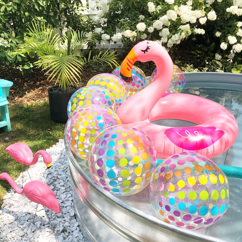 Pool Party Hair Tie Favors Personalized Summer Birthday Etsy