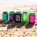 Fiesta Drink Coolers | Bachelorette Party Favor, Fiesta Bridal Shower Favor, Siesta Tequila REPEAT! Nacho Average Bride Drink Beer Coolers 