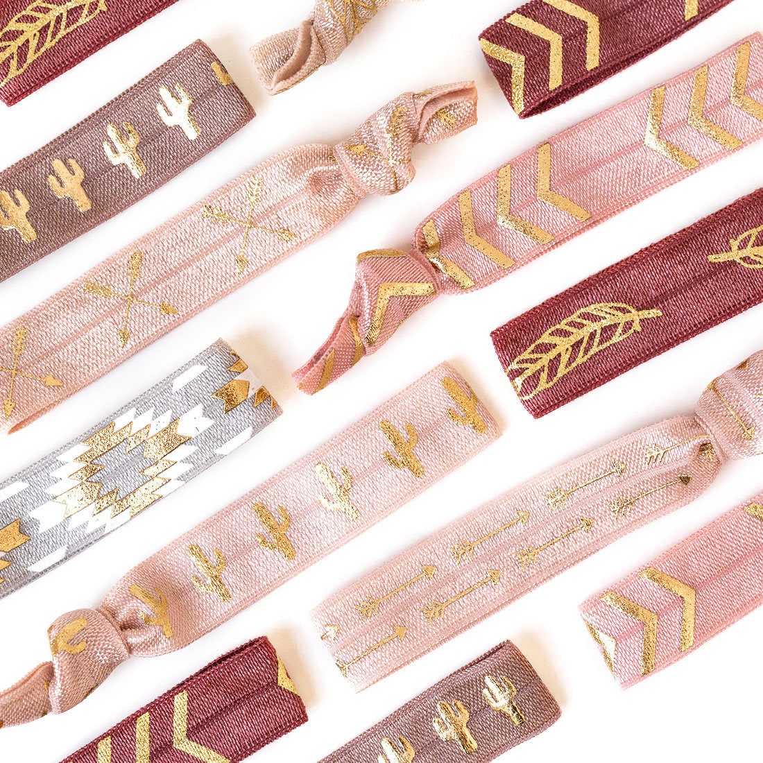 YOU CHOOSE | Printed Elastic Hair Ties, Assorted Hair Tie Prints + De…