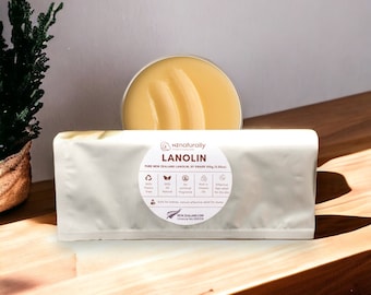 Pure NZ Lanolin - Pharmaceutical Grade (sachets): 100g - 400g (new zealand, anhydrous, cosmetic, pharmaceutical, wool grease)