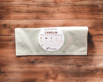 Pure NZ Lanolin - Pharmaceutical Grade (sachets): 100g - 400g (new zealand, anhydrous, cosmetic, pharmaceutical, wool grease)