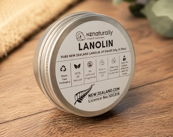 Pure NZ Lanolin EP Grade - Pharmzeutische Feuchtigkeitscreme (20g)
