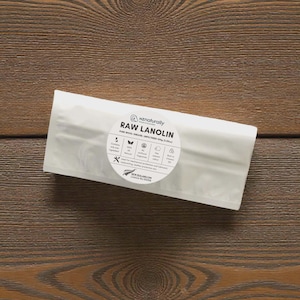 Lanolina pura de Nueva Zelanda - Cruda (sobres): 100 g - 400 g - ENVÍO GRATIS a todo el mundo (Nueva Zelanda, anhidra, cruda, grasa de lana)