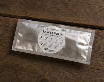 Reines rohes Lanolin - Ungefiltertes Wollfett, Herkunft NZ ( Beutel )