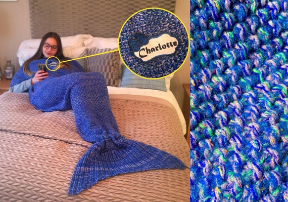 Personalised 2025 mermaid blanket