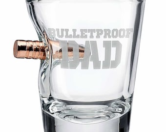 BenShot Bulletproof Dad Bullet Shot Glass