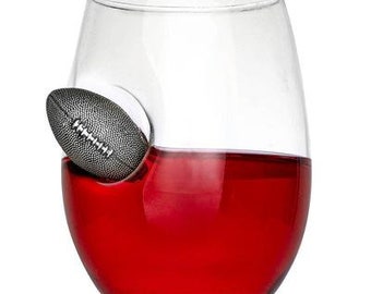 BenShot Football Wine Glass