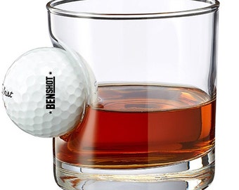 BenShot Golf Ball Rocks Glass