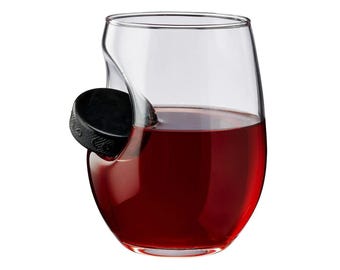 BenShot SlapShot™ Hockey Puck Wine Glass