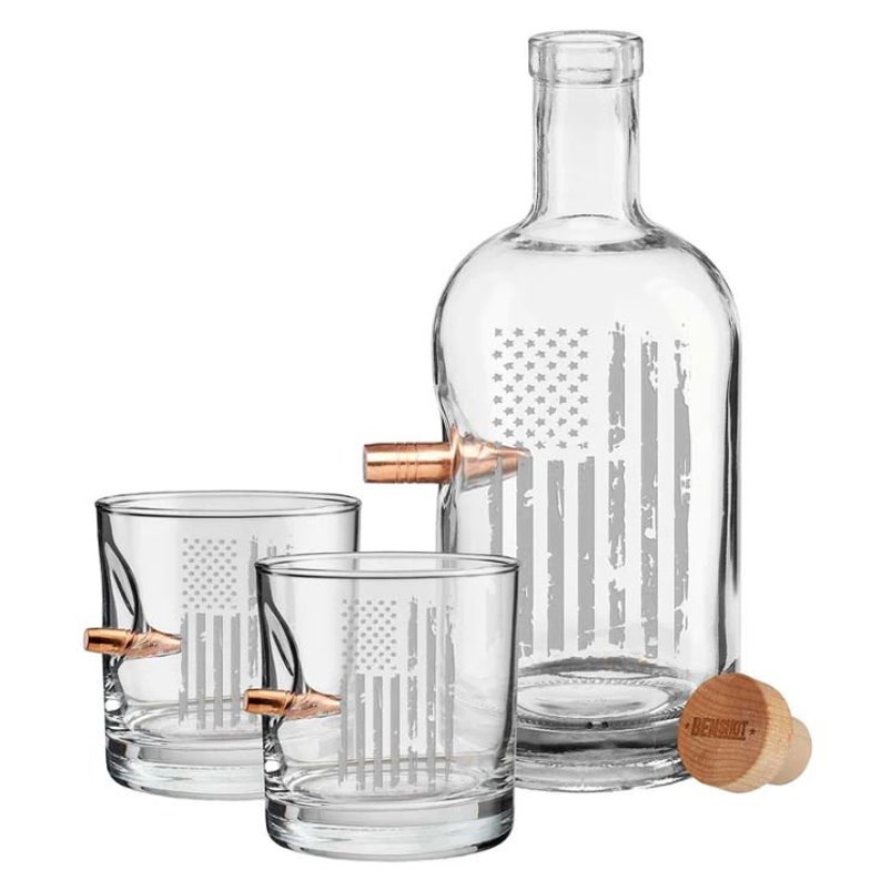 BenShot Bullet Decanter and Rocks Set - Thumbnail 3