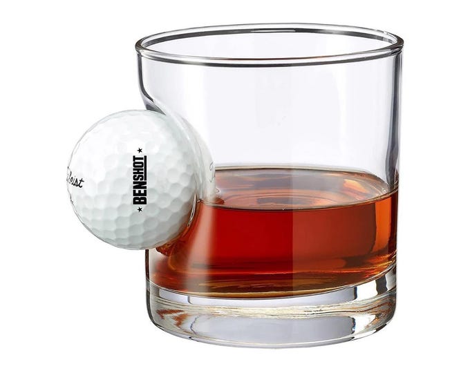 BenShot Golf Ball Rocks Glass