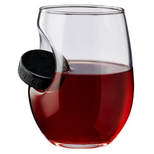 BenShot SlapShot™ Hockey Puck Wine Glass