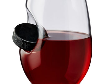 BenShot SlapShot™ Hockey Puck Wine Glass