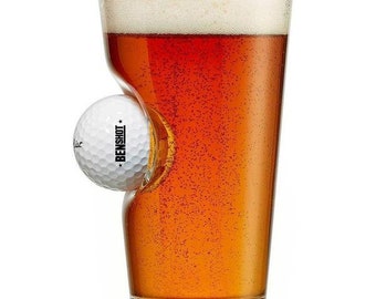 BenShot Golf Ball Pint Glass