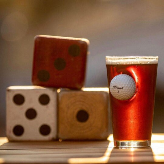 Benshot Golf Ball Pint Glass - Etsy