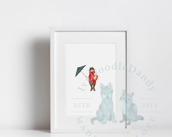 DIGITALER DOWNLOAD, Mr. Tumnus, Baby Narnia Charakter Aquarell